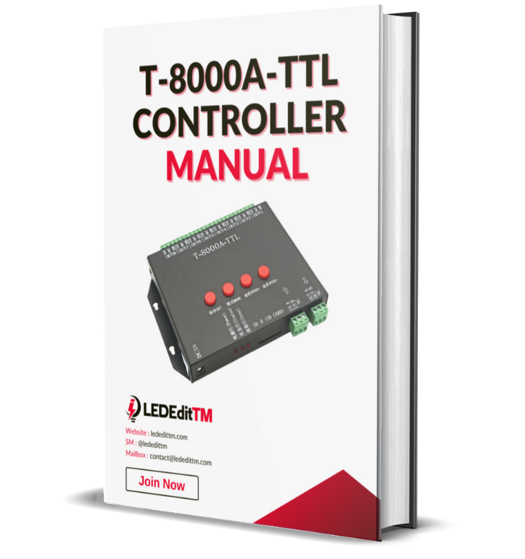 T-8000A-TTL  LED Pixel Controller Manual