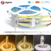 DC12V Zigbee 3.0 1M-5M COB LED Strip 320LEDs High Density Flexible Room LED String Lights Waterproof Smart for Smartthings Alexa
