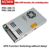 MZMW 350W UPS Charger Switching Power Supply 12V 24V AC DC 13.8V 20A 27.6V 10A Uninterruptible Power SMPS PSC-350-12 PSC-350-24