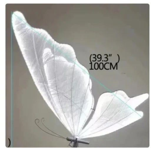 Wedding Decor Light Butterflies LED Lace Ceiling Lamp Romantic Creative Butterfly Lamps Road Load Walkway on Party Stage Lights.