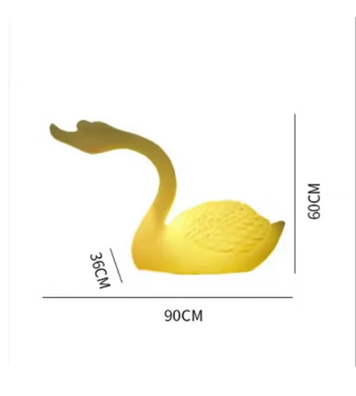 kf-S182250d12ccf44bea66d013dc113c3ber New Rechargeable Led Swan Colorful Outdoor Courtyard Decoration Light Waterproof Garden LED Patio Walkway Light Landscape Lamp