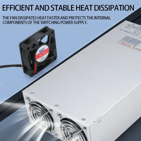 MZMW PFC Switching Power Supply 3000W CC/CV 0-24V 36V 48V 60V 72V 80V 110V 220V 100-240VAC AC TO DC Adjustable Transformer SMPS