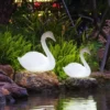 kf-S3548ee59346b48759f18ff3360ba4a7bF New Rechargeable Led Swan Colorful Outdoor Courtyard Decoration Light Waterproof Garden LED Patio Walkway Light Landscape Lamp