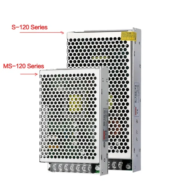 MZMW MS120 S120 Series Switching Power Supply 120W 5V 12V 15V 24V 36V 48v AC/DC Single Output Transformer Power Adapter SMPS