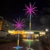 Outdoor LED Firework Light Waterproof Remote Control Christmas Tree Light Lamp Colorful changing Landscape Lamp Festival Decor