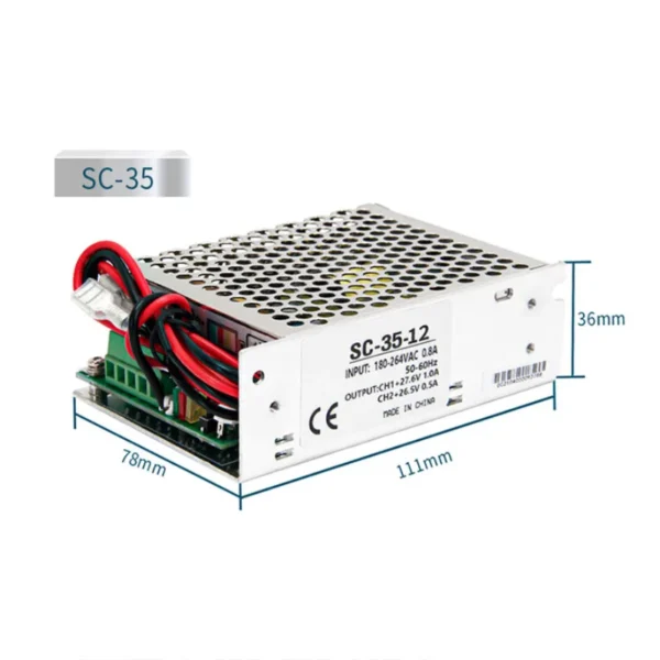 kf-S651b75107fa6452088745f3ec88c7d5cJ MZMW 35W MINI UPS Charge Function Switching Power Supply AC 110/220V DC 12V 24V 12 24 Volt CCTV Monitor Battery Charge SC-35-12