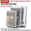MZMW Quad Output Switching Power Supply 60W 120W 350W 500W AC/DC 5V 12V 24V -5V -12V Led Strip Driver Transformer Four Way SMPS