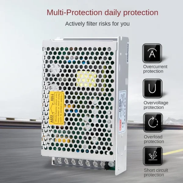 MZMWDUAL Output At The Same Time Switching Power Supply 30W 50W 75W 100W 120W 350W 500W + - 5V 12V 24V 15V Multiple output SMPS