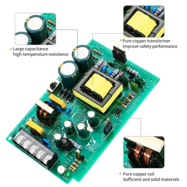 kf-S91de647eb8944788991364607b330088v MZMW 60W 120W 250W 350W 500W 600W Switching Power Supply Three-phase 380VAC Input AC To DC 12V 24V Single Output SMPS SV Series