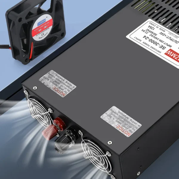 MZMW SE-3000 High-power Switching Power Supply AC110/220V DC 0-24V 36V 48V 60V 80V 90V 110V 220V Digital Display Adjustable SMPS
