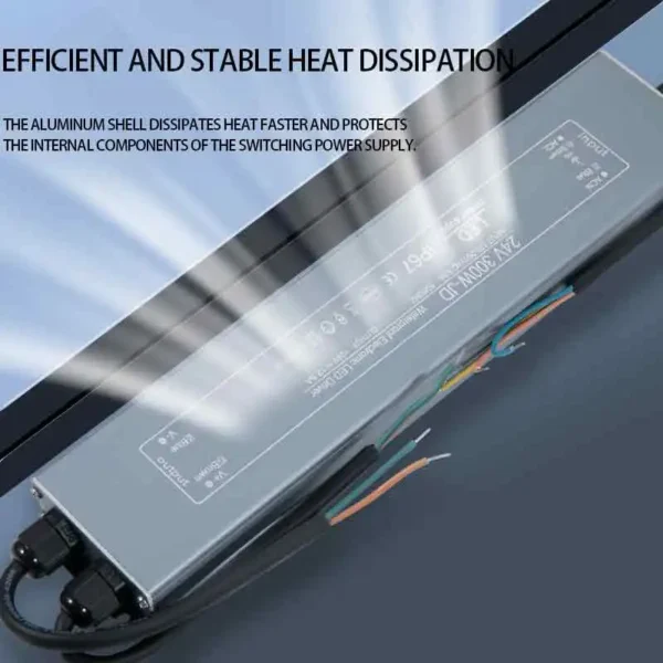 MZMW Waterproof Switching Power Supply 18W 24W 48W 60W 100W 150W 200W 300W 400W 12V 24V LED Driver Lighting Transformers Adapter