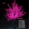 Waterproof Artificial LED Cherry Tree Night Light 1.5M-3M New Year Christmas Wedding Garden Decoration Light