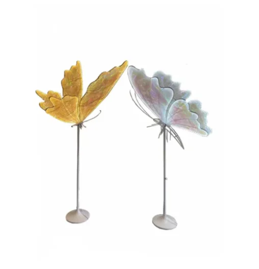 Wedding Decor Light Butterflies LED Lace Ceiling Lamp Romantic Creative Butterfly Lamps Road Load Walkway on Party Stage Lights.