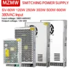 kf-Sf9e7eb759a9744bdbc5e001f56faf497I MZMW 60W 120W 250W 350W 500W 600W Switching Power Supply Three-phase 380VAC Input AC To DC 12V 24V Single Output SMPS SV Series