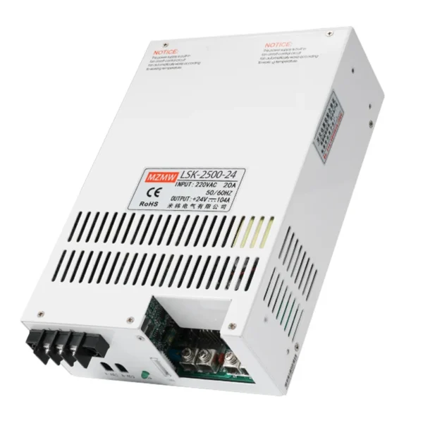 MZMW Adjustable Switching Power Supply Digital Display 2500W AC/DC CC/CV 0-12V 24V 36V 48V 60V 72V 80V 110V 220V Industrial SMPS